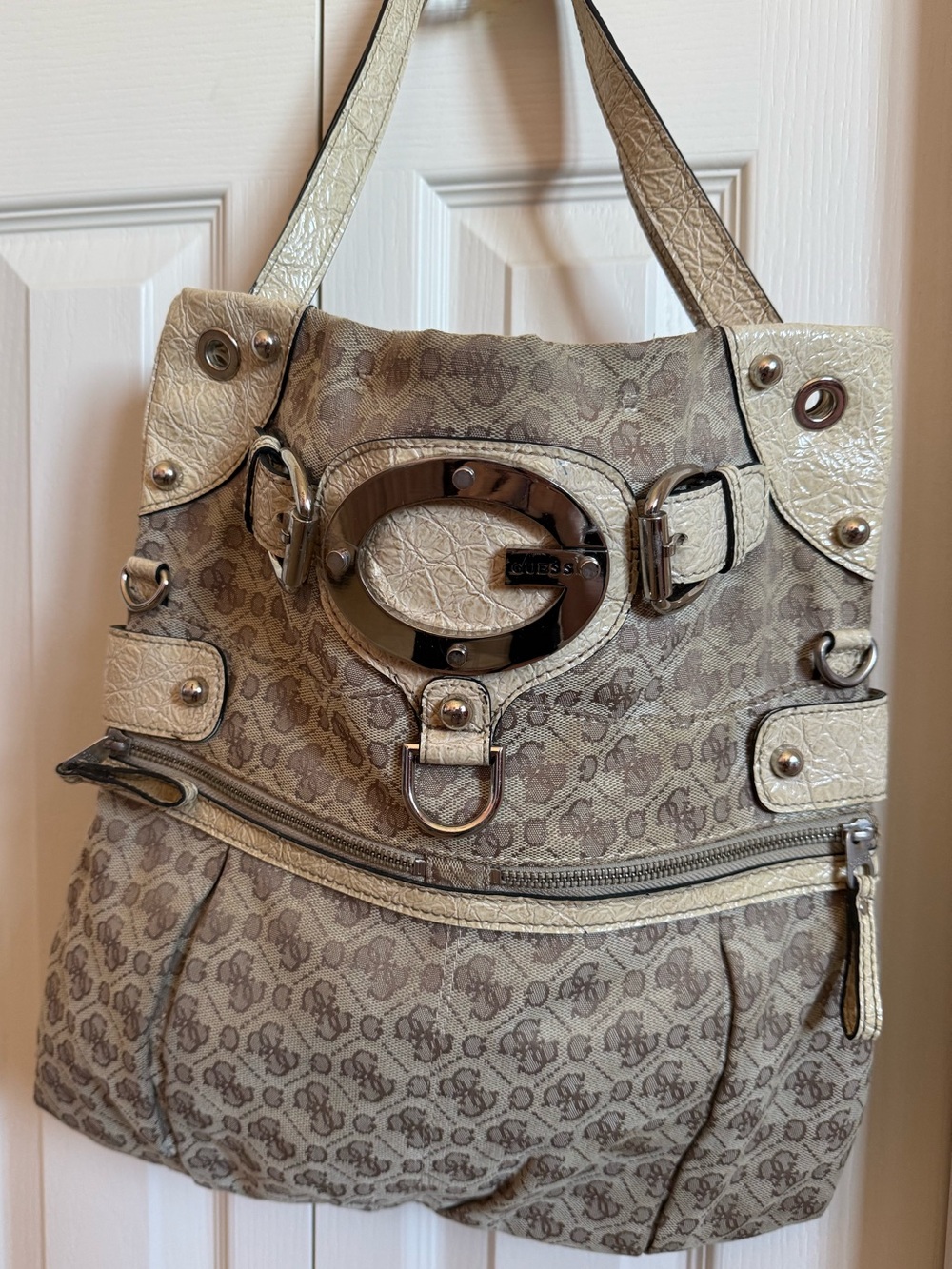 GUESS | Y2K Monogram Shoulder Bag
